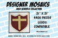 Designer Mosaics - Brother Martin 4x4 product image 1, provided for visual reference and product detail review