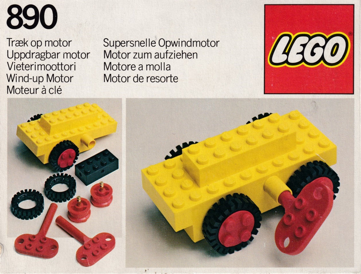 890 LEGO Wind-Up Motor PRE-OWNED CERTIFIED product image 1, provided for visual reference and product detail review