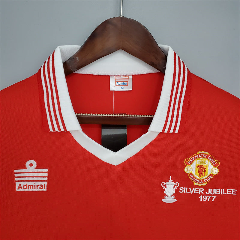 Manchester United Jersey Home Kit 1977 retro Football Team product image 2