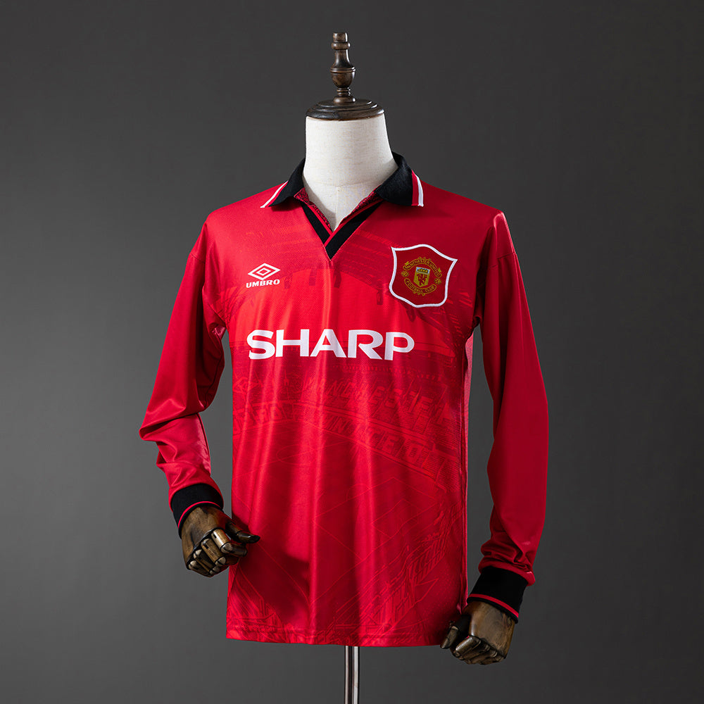 Manchester United Jersey 1994-96 Home Retro Kit Long Sleeves product image 1