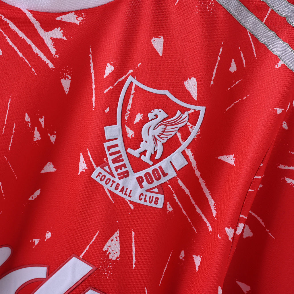 Retro Liverpool Home Jersey 1989-91 Football Kit Soccer product image 6