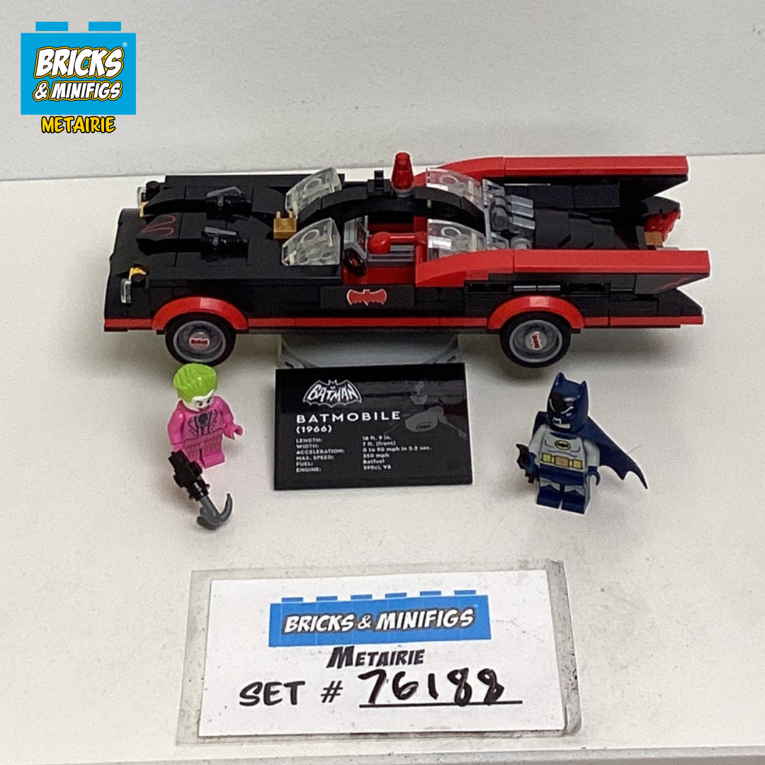 76188 Batman Classic TV Series Batmobile (U) product image 1, provided for visual reference and product detail review