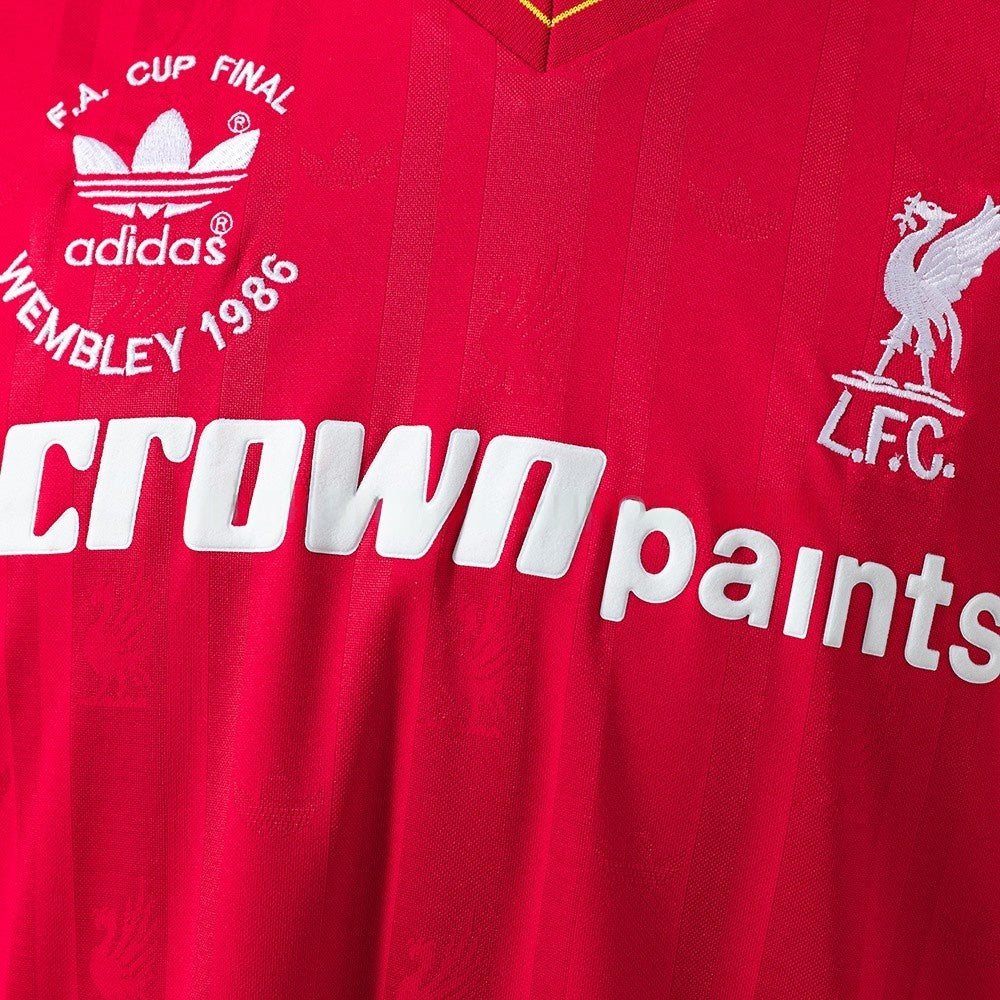 Liverpool Jersey 1986-87 Home Retro Football Kit Long product image 6