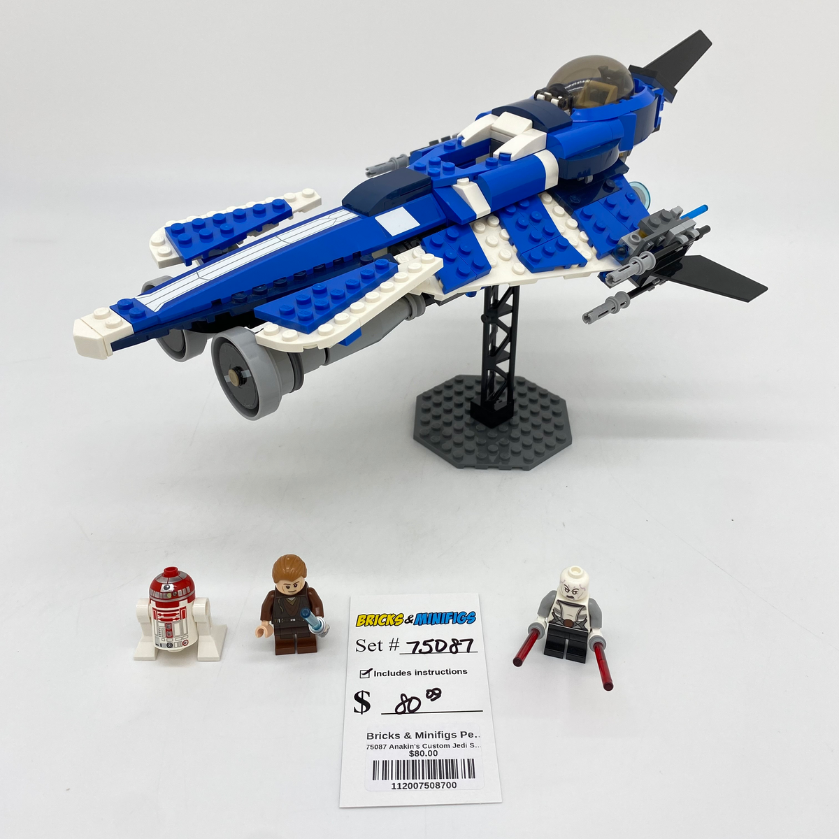 75087 Anakin's Custom Jedi Starfighter (U) product image 1, provided for visual reference and product detail review