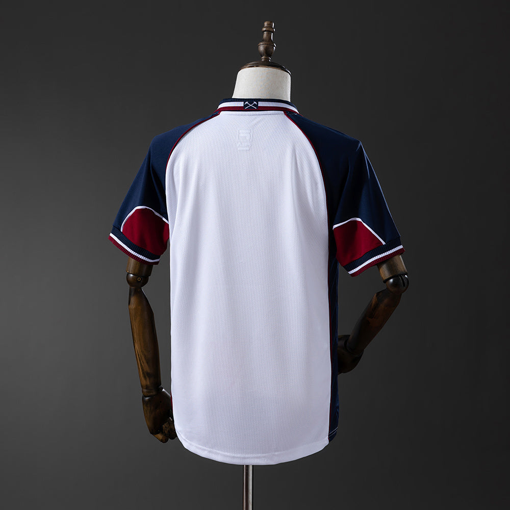 West Ham United Jersey 1999-01 Away Retro Football Kit product image 2