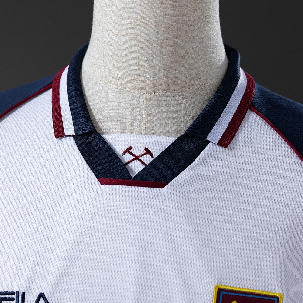 West Ham United Jersey 1999-01 Away Retro Football Kit product image 8