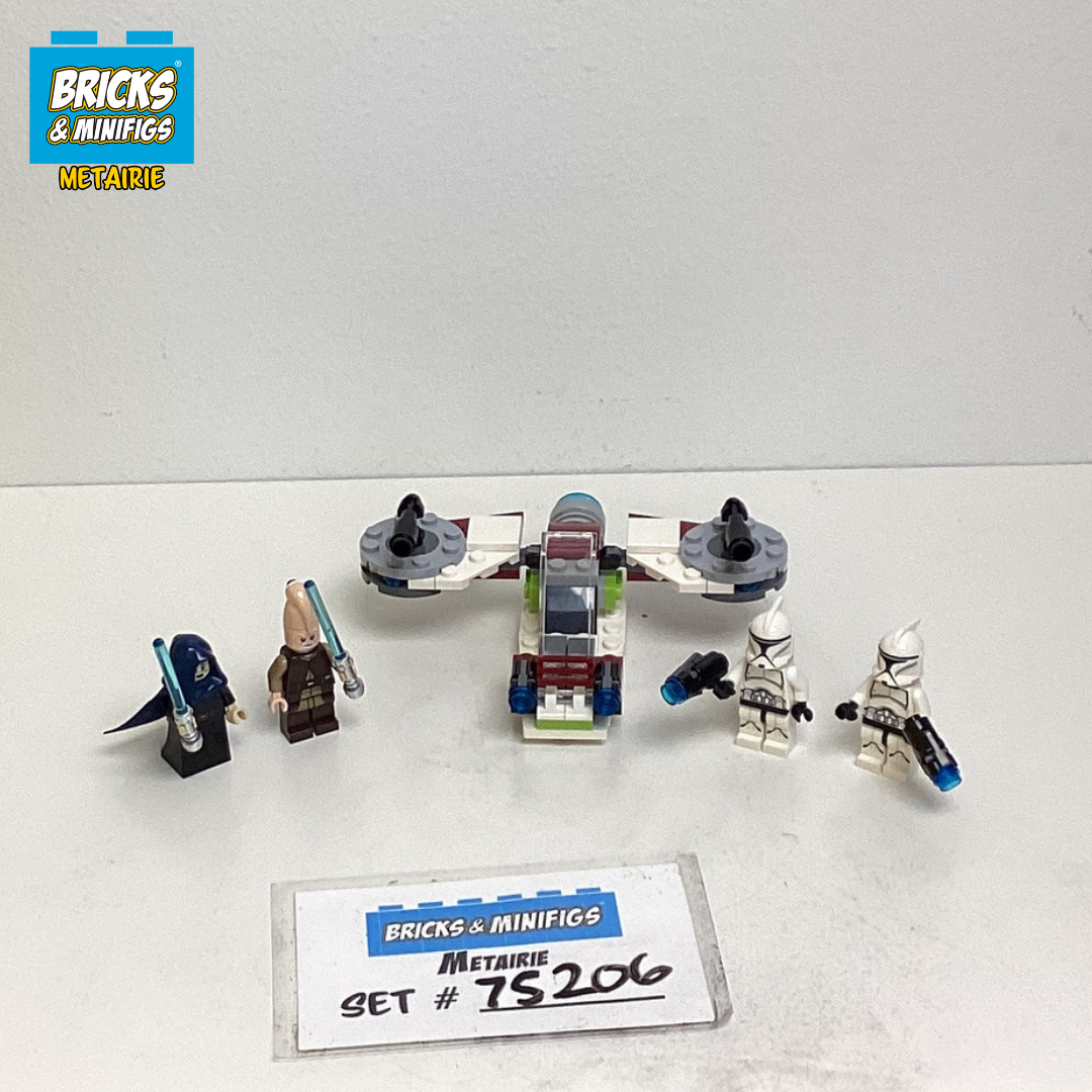 75206 Jedi and Clone Troopers Battle Pack (U) product image 1, provided for visual reference and product detail review
