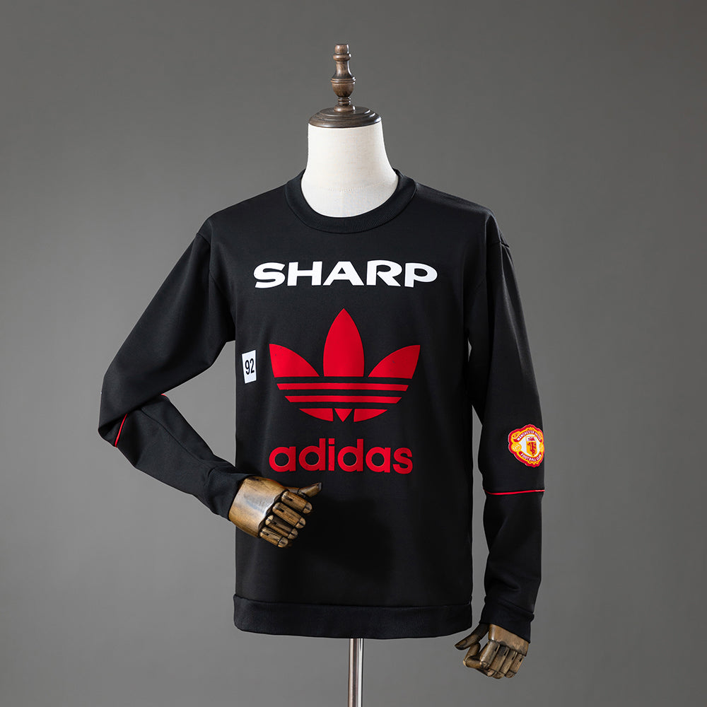 Manchester United Black Jersey 1990-1992 Long Sleeves product image 1