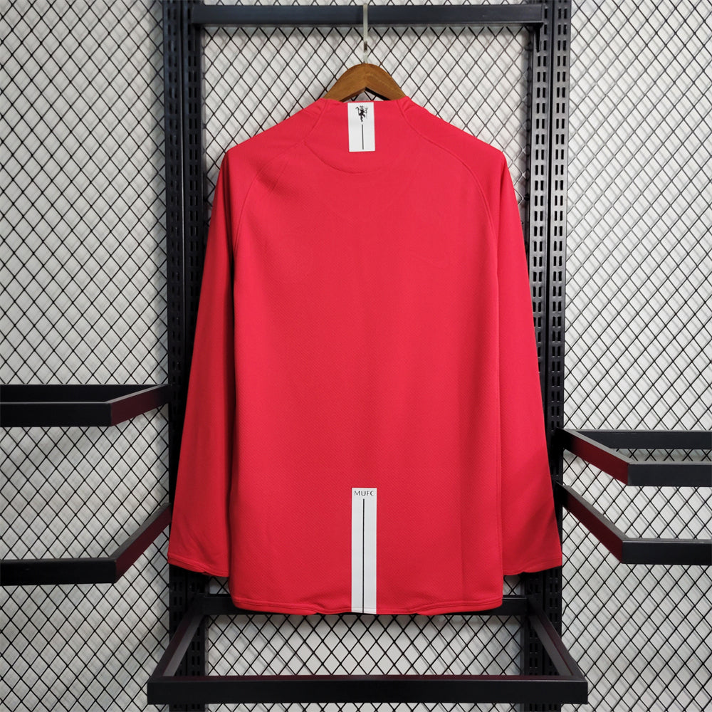 Manchester United Jersey Home Kit 2007/08 Retro Long Sleeve product image 9