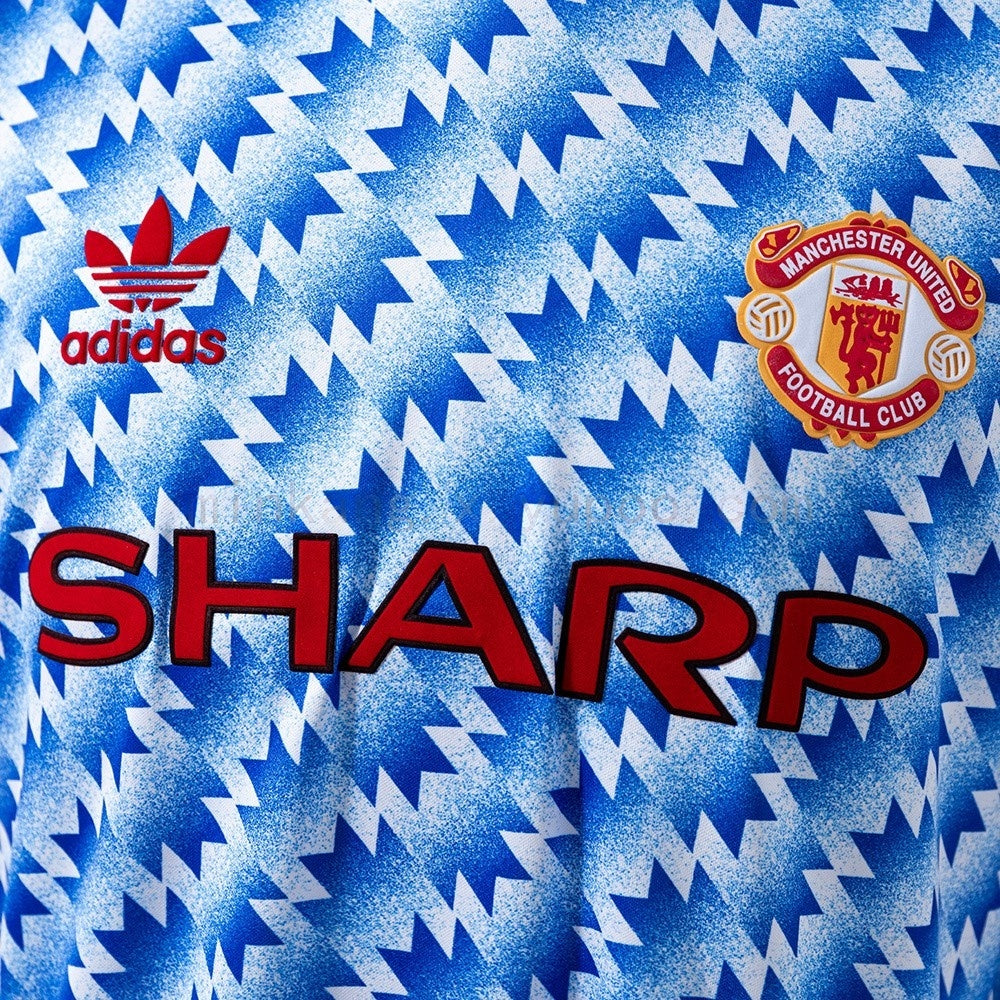 Manchester United Jersey 1990-92 Away Retro Kit Long Sleeve product image 6