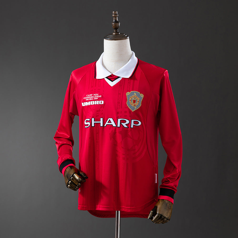 Manchester United Jersey 1999-00 Home Retro Kit Long Sleeves product image 1
