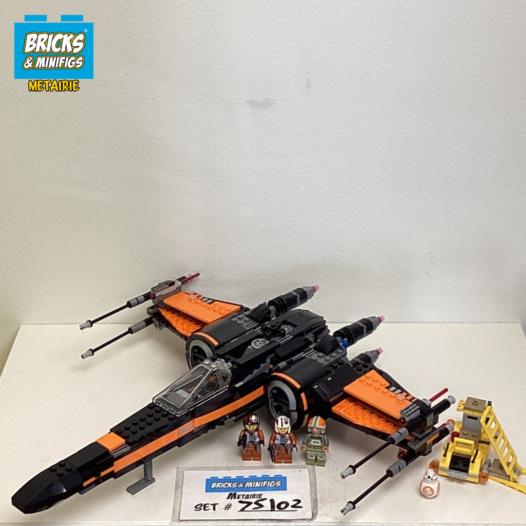 75102 Poe's X-wing Fighter (U) product image 1, provided for visual reference and product detail review
