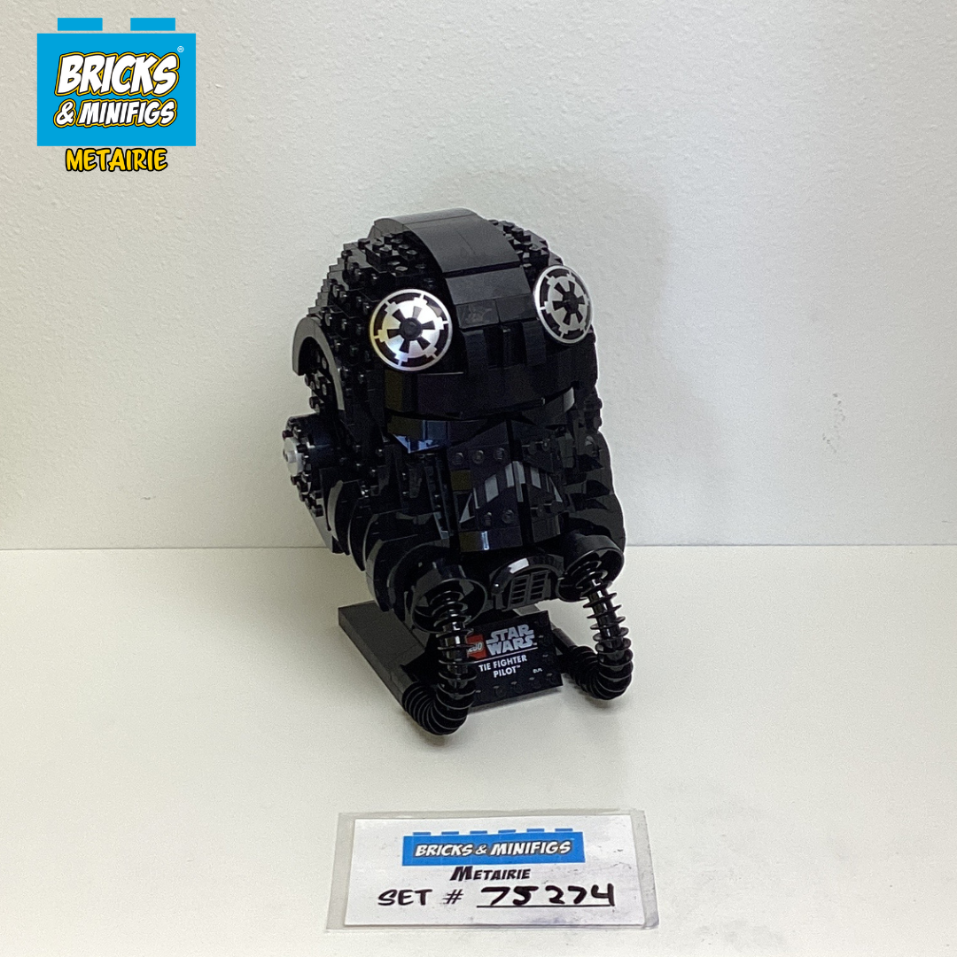 75274 TIE Fighter Pilot Helmet (U) product image 1, provided for visual reference and product detail review