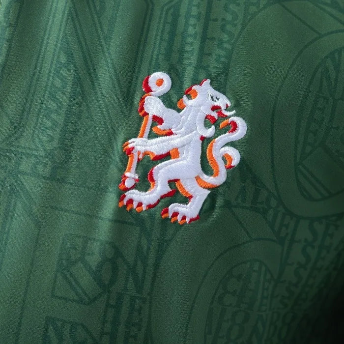 Chelsea Windbreaker 2025/26 Army Green Football Kit product image 3