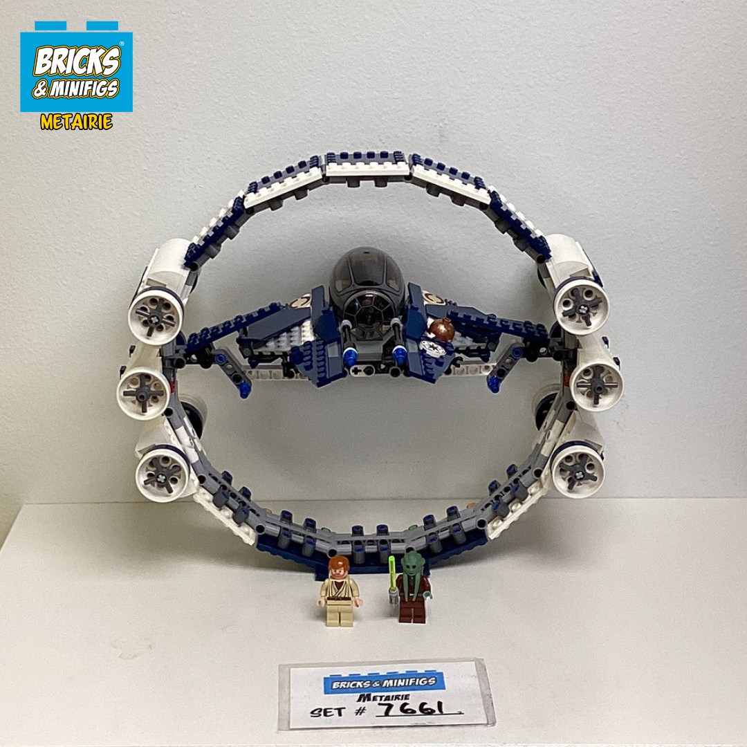 7661 Jedi Starfighter with Hyperdrive Booster Ring (U) product image 1, provided for visual reference and product detail