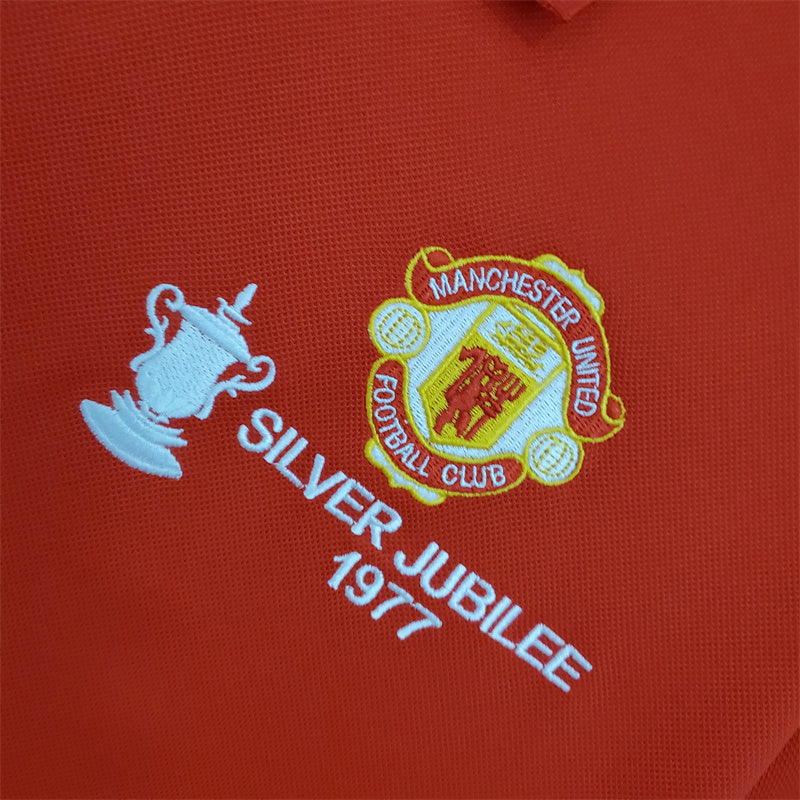 Manchester United Jersey Home Kit 1977 retro Football Team product image 3