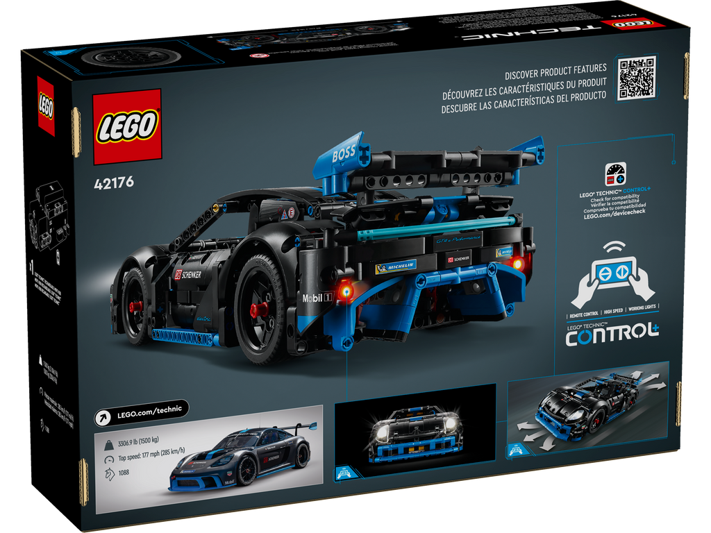 42176 LEGO Porsche GT4 e-Performance Race Car product image 2, provided for visual reference and product detail review