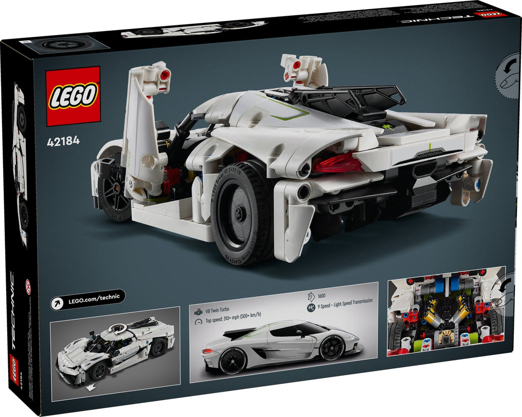 42184 Koenigsegg Jesko Absolut White Hypercar product image 2, provided for visual reference and product detail review
