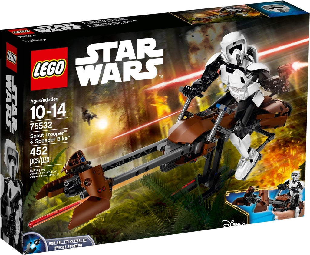 75532 Scout Trooper & Speeder Bike product image 1, provided for visual reference and product detail review
