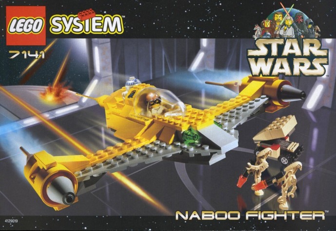 7141 Naboo Fighter PRE-OWNED CERTIFIED product image 1, provided for visual reference and product detail review
