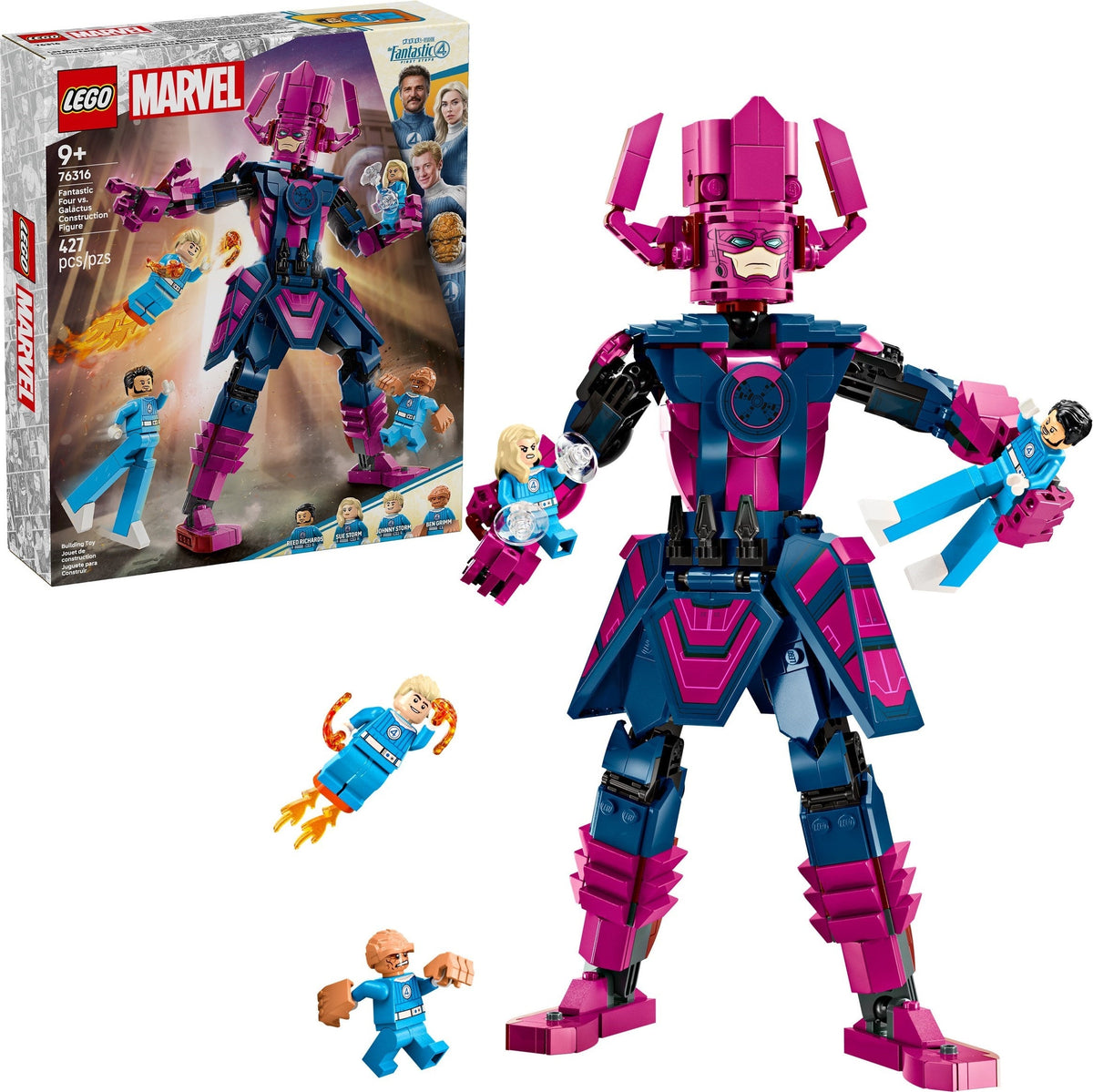 76316 Fantastic Four vs. Galactus Construction Figure product image 1, provided for visual reference and product detail