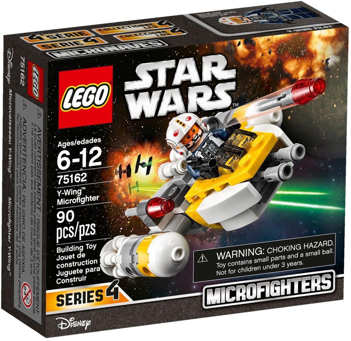 75162 Y-wing Microfighter product image 1, provided for visual reference and product detail review