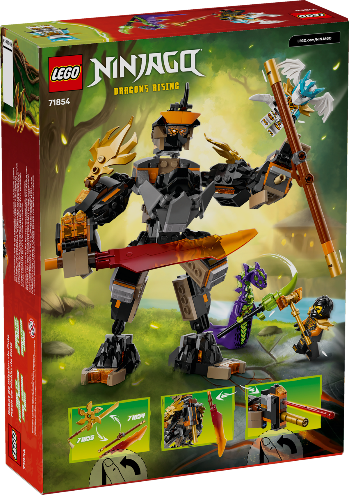 71854 Cole's Mission Mech & Dragon Zane product image 2, provided for visual reference and product detail review