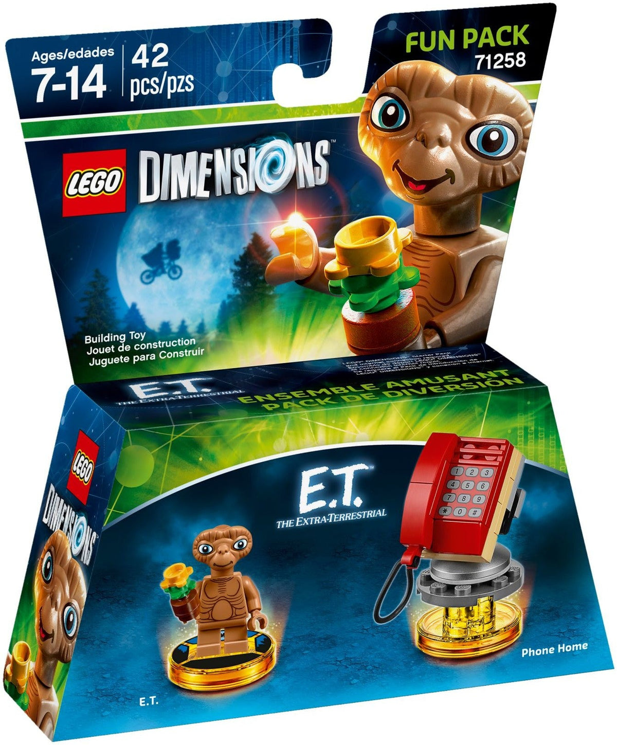 71258 E.T. Fun Pack PRE-OWNED CERTIFIED product image 1, provided for visual reference and product detail review
