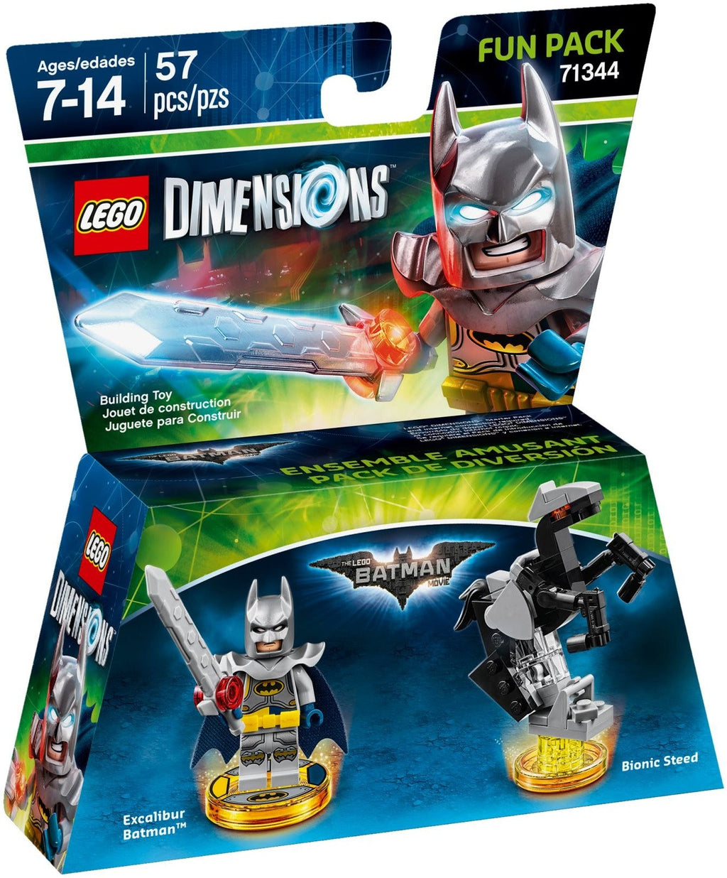 71344 Excalibur Batman Fun Pack PRE-OWNED CERTIFIED product image 1, provided for visual reference and product detail review