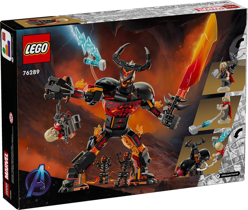 76289 LEGO Thor vs. Surtur Construction Figure product image 2, provided for visual reference and product detail review