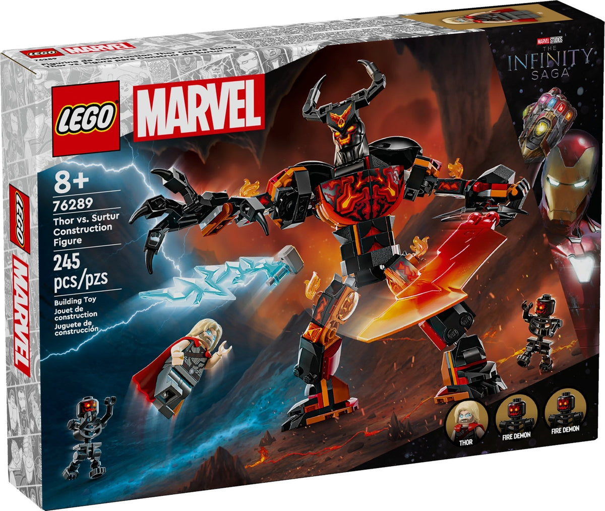 76289 LEGO Thor vs. Surtur Construction Figure product image 1, provided for visual reference and product detail review