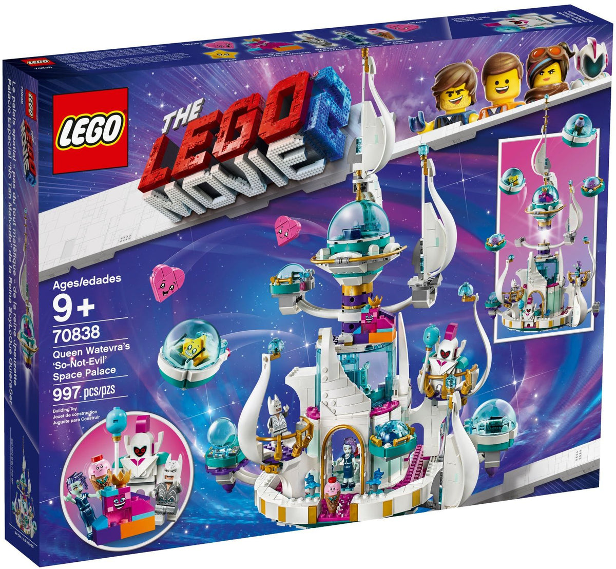 70838 Queen Watevra's 'So-Not-Evil' Space Palace product image 1, provided for visual reference and product detail review