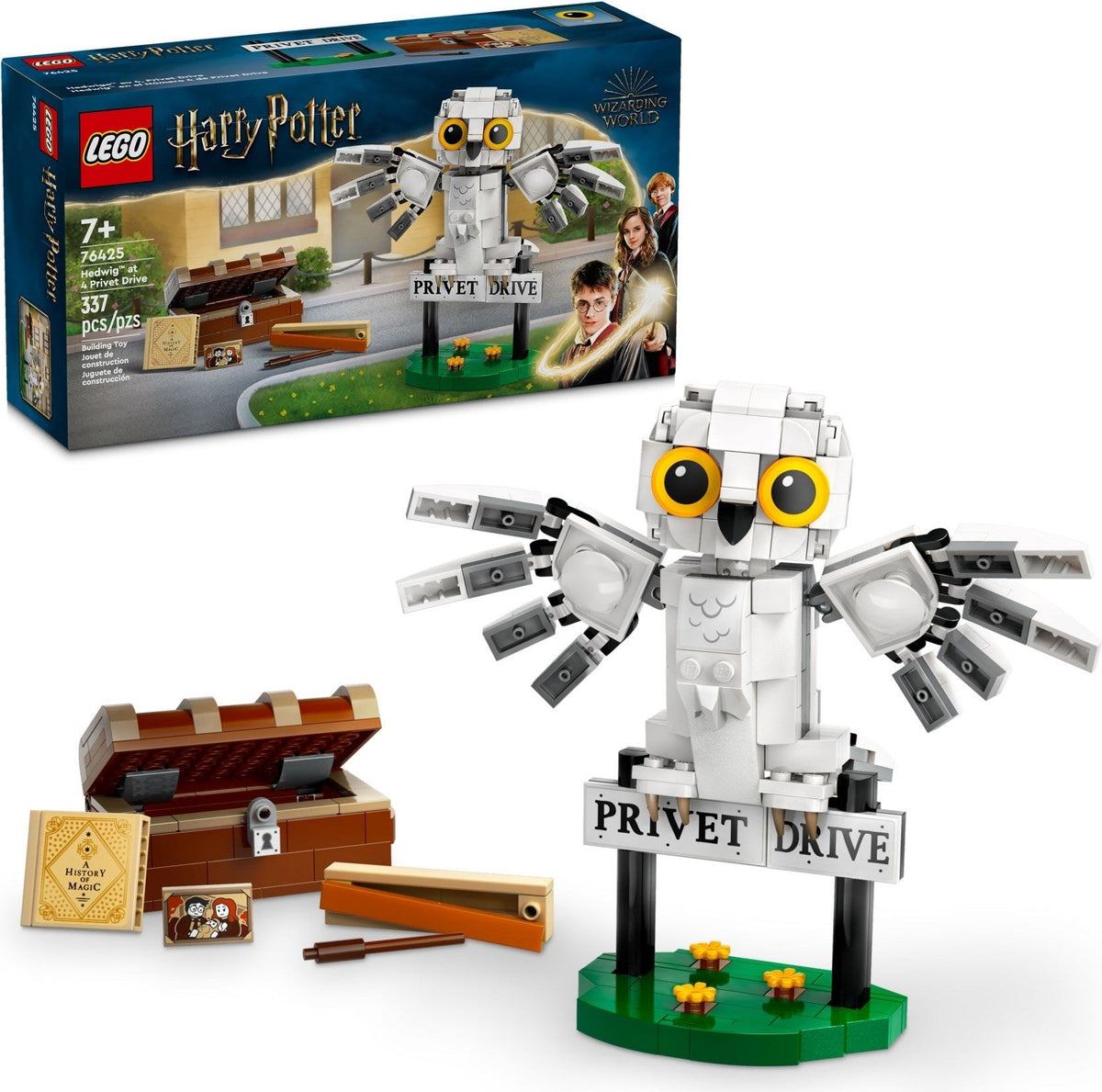 76425 LEGO Hedwig™ at 4 Privet Drive product image 1, provided for visual reference and product detail review