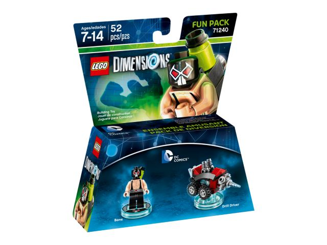 71240 Fun Pack - DC Comics (Bane and Drill Driver) PRE-OWNED CERTIFIED product image 2, provided for visual reference and