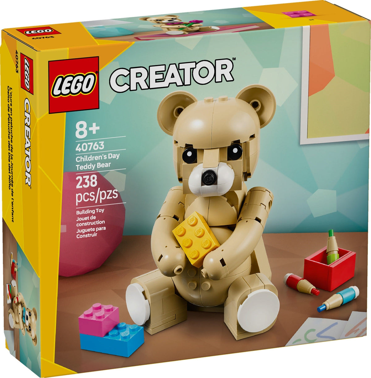 40763 LEGO Children's Day Teddy Bear product image 1, provided for visual reference and product detail review