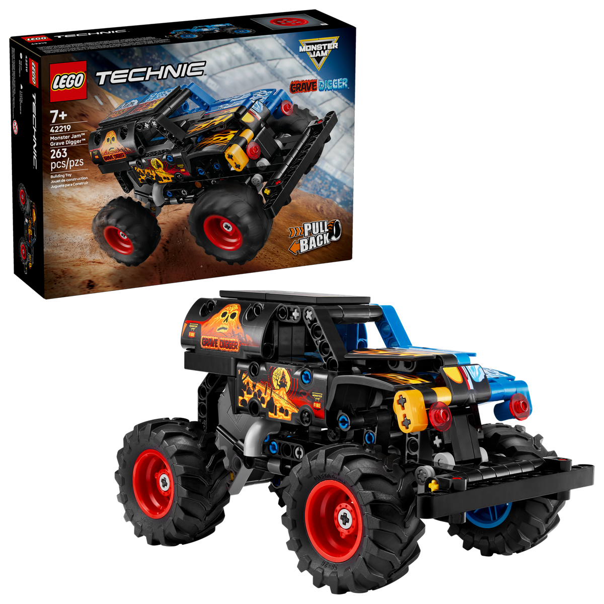 42219 Monster Jam™ Grave Digger™ Fire and Ice product image 1, provided for visual reference and product detail review