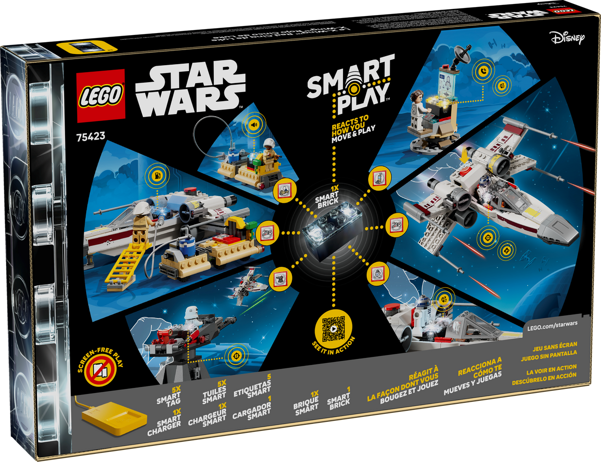 75423 SMART Play™: Luke's Red Five X-Wing™ product image 2, provided for visual reference and product detail review