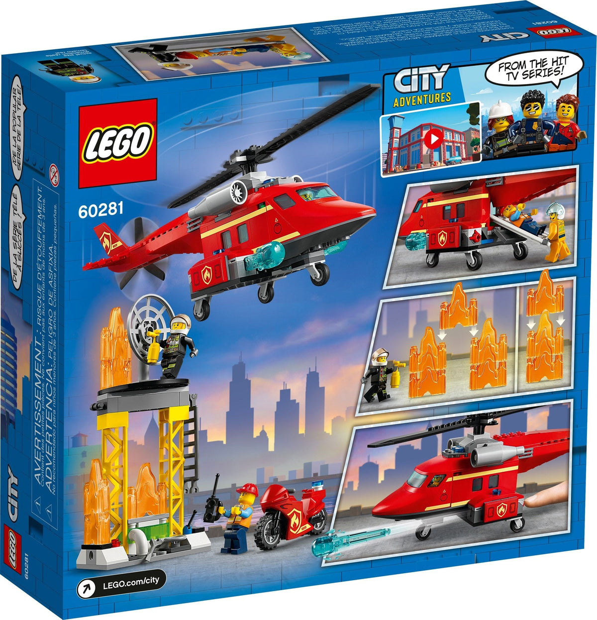 60281 LEGO Fire Rescue Helicopter product image 2, provided for visual reference and product detail review