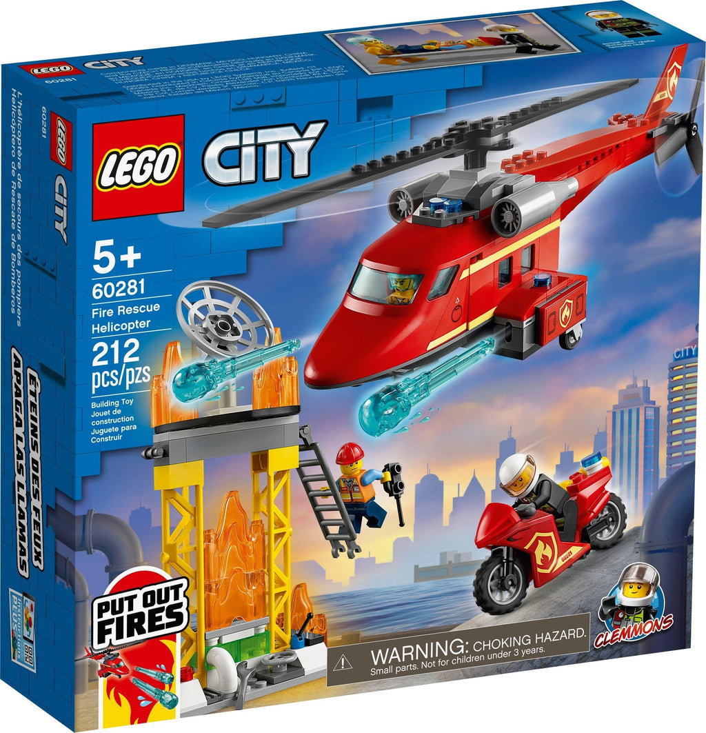 60281 LEGO Fire Rescue Helicopter product image 1, provided for visual reference and product detail review