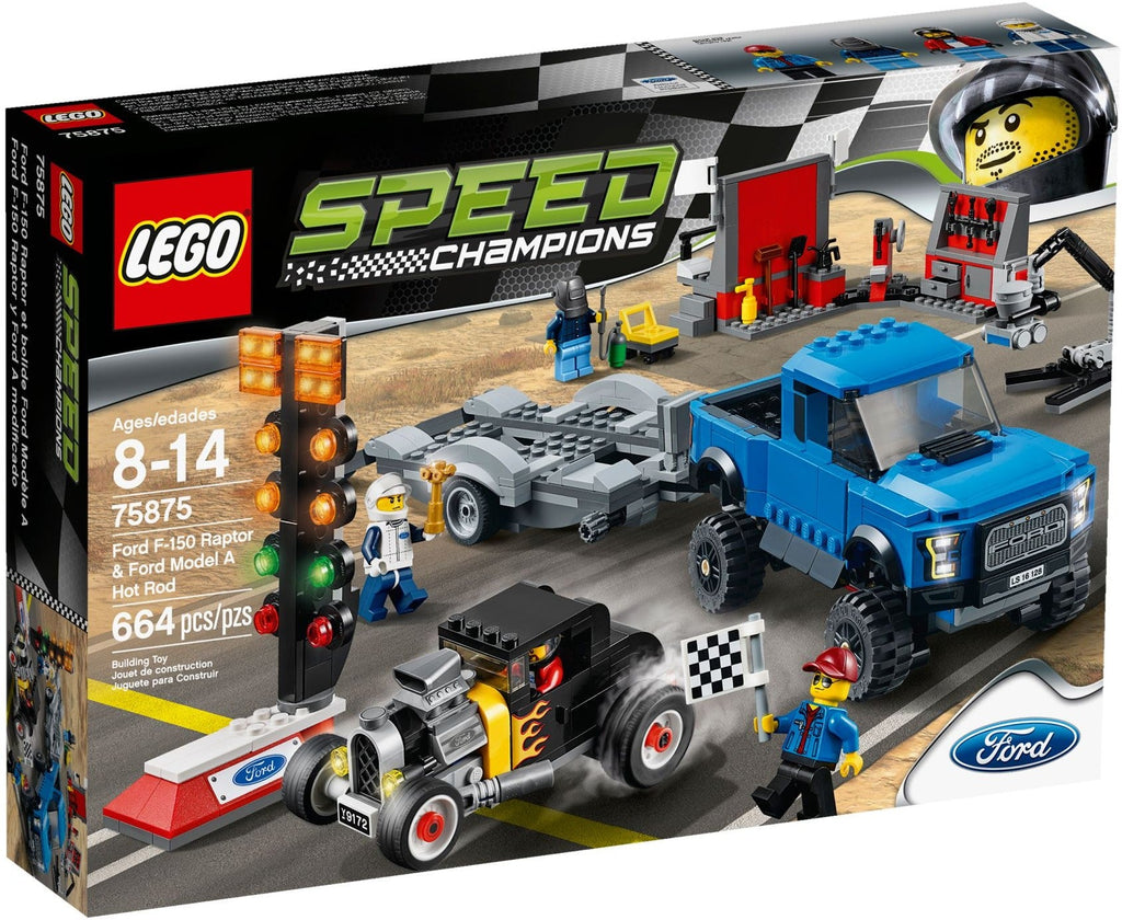 75875 Ford F-150 Raptor & Ford Model A Hot Rod product image 1, provided for visual reference and product detail review