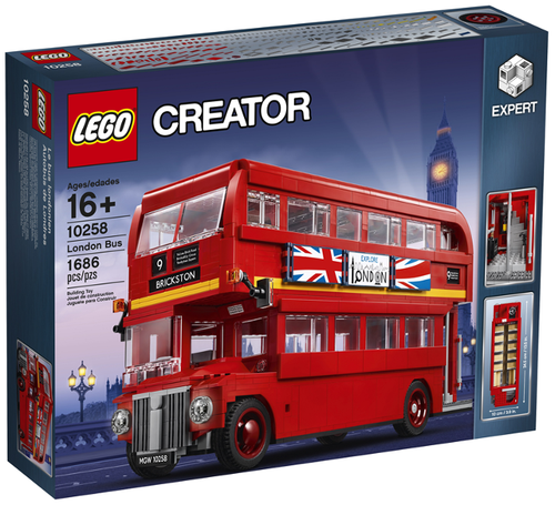 10258 London Bus PRE-OWNED CERTIFIED product image 1, provided for visual reference and product detail review