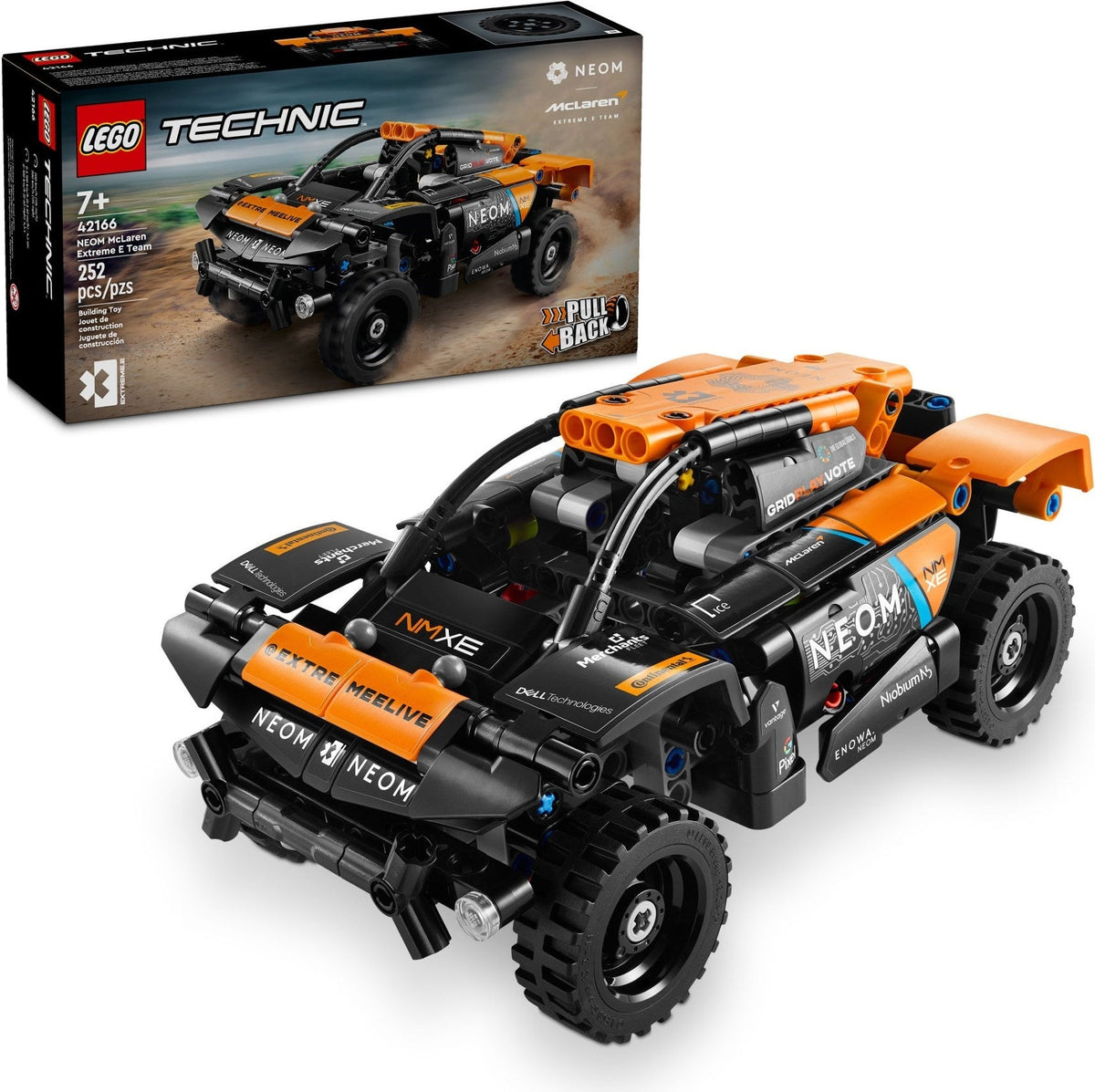 42166 LEGO NEOM McLaren Extreme E Race Car product image 1, provided for visual reference and product detail review