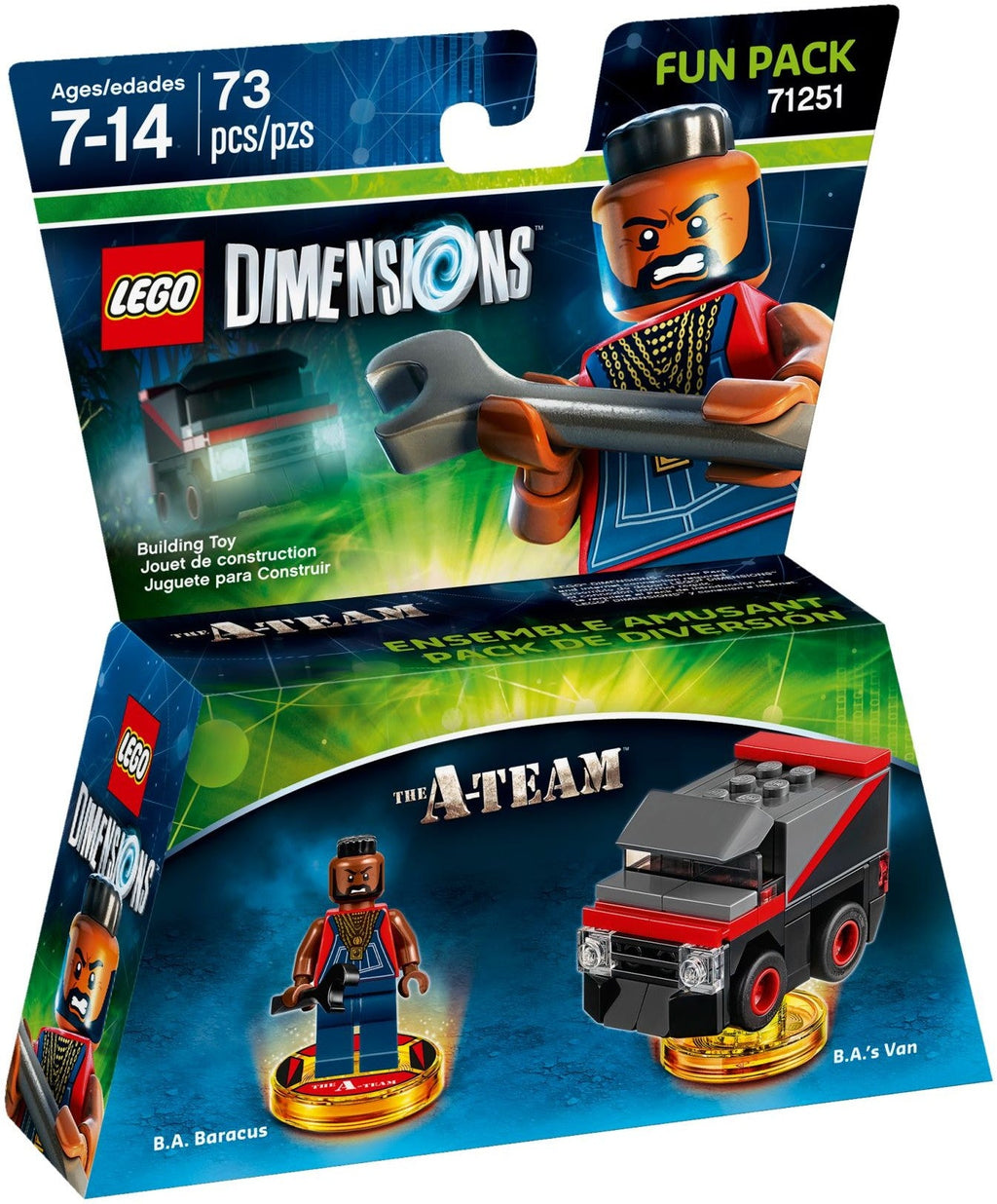 71251 B.A. Baracus Fun Pack PRE-OWNED CERTIFIED product image 1, provided for visual reference and product detail review