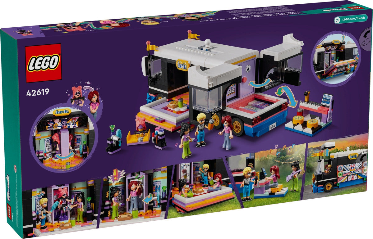 42619 LEGO Pop Star Music Tour Bus product image 2, provided for visual reference and product detail review
