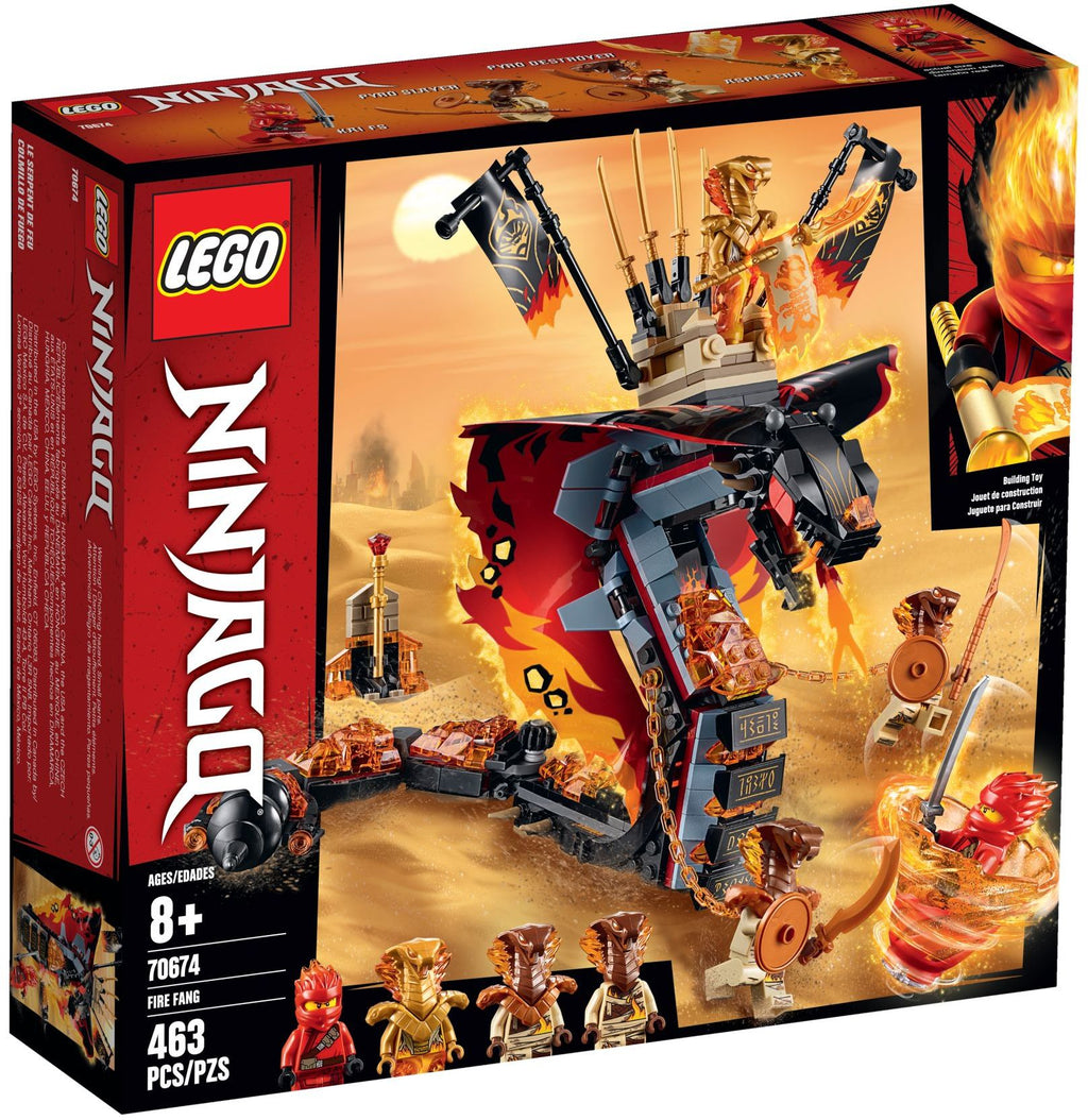 70674 LEGO Fire Fang product image 1, provided for visual reference and product detail review