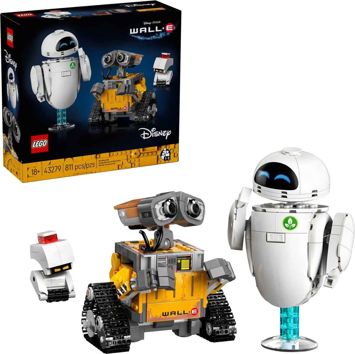 43279 WALL-E and EVE product image 1, provided for visual reference and product detail review