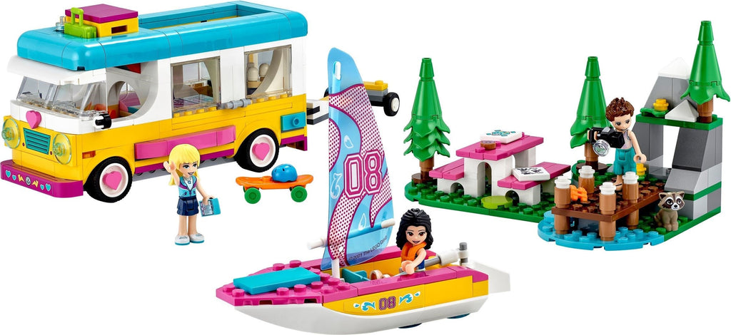 41681 Forest Camper Van and Sailboat OPEN BOX NEW product image 2, provided for visual reference and product detail review