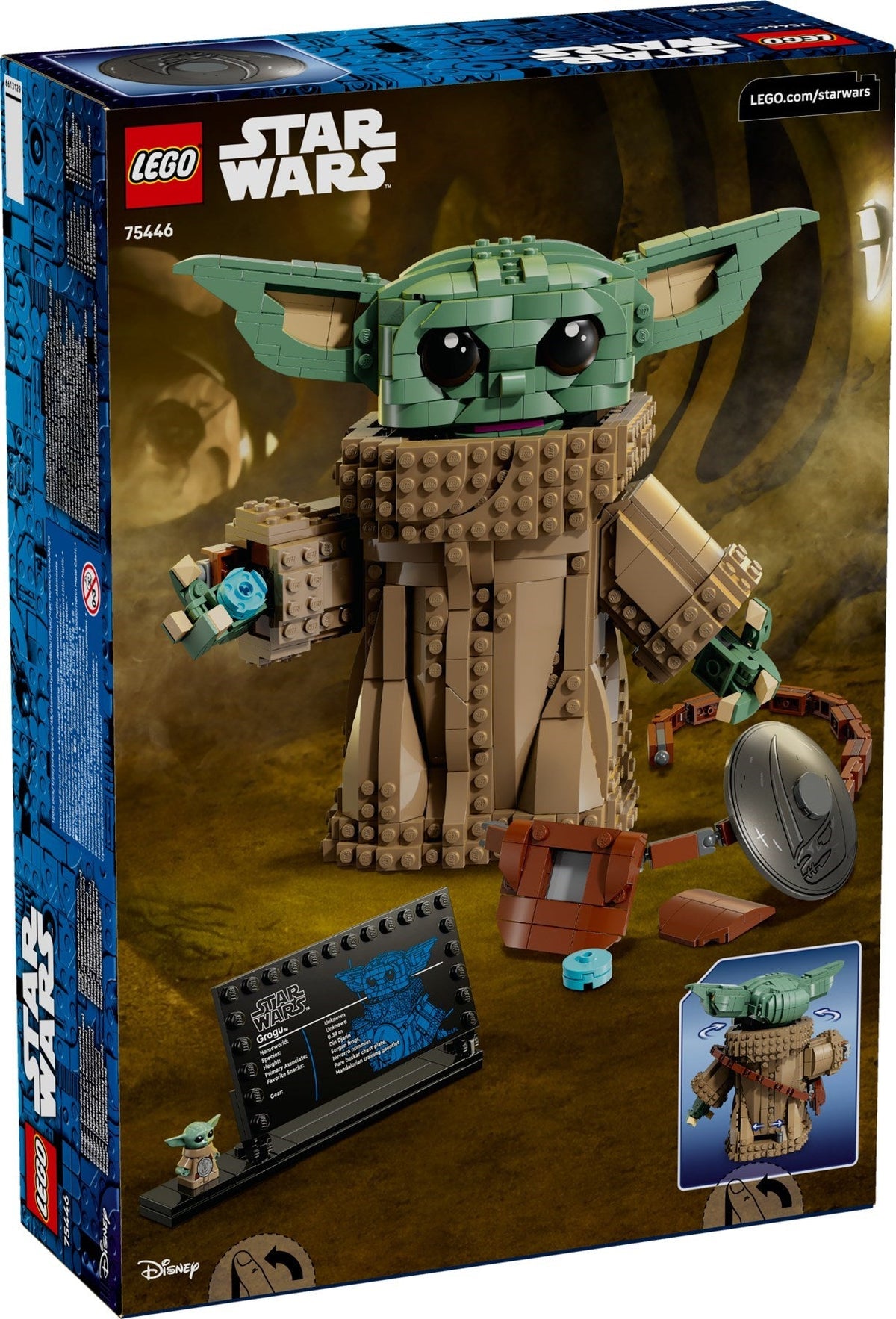 75446 Grogu™ (Mandalorian Apprentice) product image 2, provided for visual reference and product detail review
