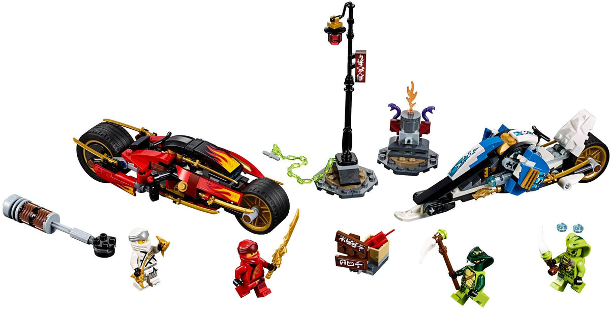 70667 LEGO Kai's Blade Cycle & Zane's Snowmobile product image 3, provided for visual reference and product detail review