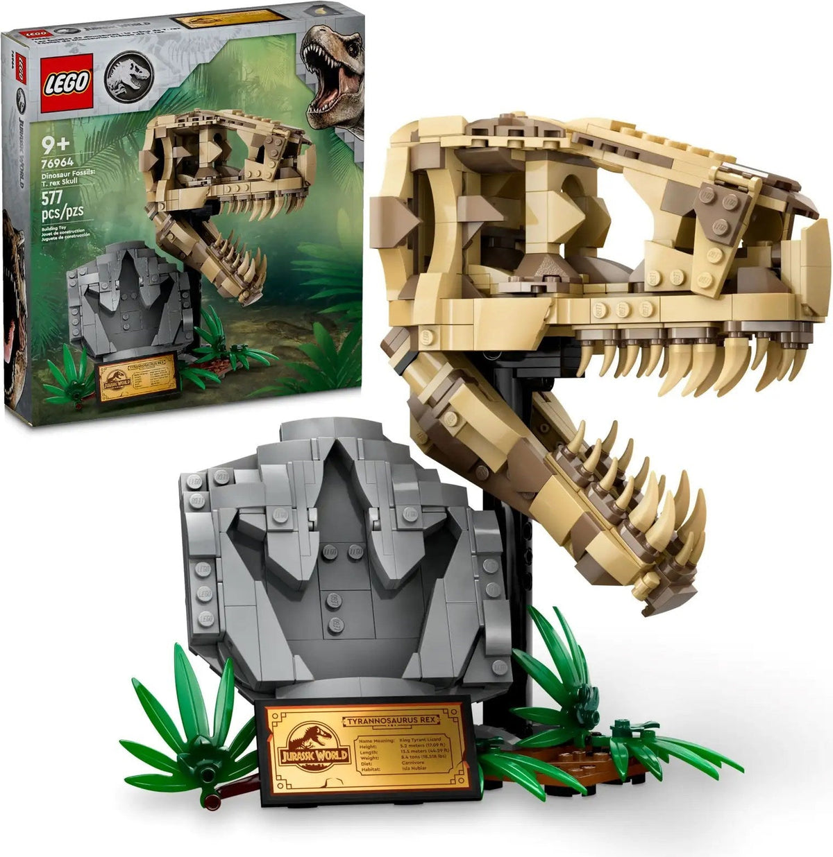 76964 LEGO Dinosaur Fossils: T. rex Skull product image 1, provided for visual reference and product detail review